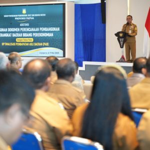 Pemerintah Provinsi Papua menggelar asistensi penyusunan dokumen perencanaan pembangunan perangkat daerah bidang perekonomian dengan fokus optimalisasi pendapatan asli daerah