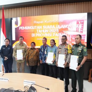 Rapat Koordinasi PSU Pilgub Papua