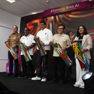 Peluncuran Indosat AI Experience Center serta pelaksanaan workshop “Kitorang Bisa AI”