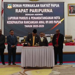 Pemprov Papua dan DPR Papua Sepakati Ranwal RPJMD 2025-2029