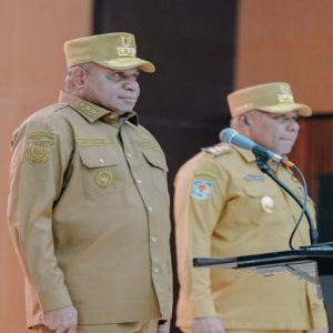 Gubernur Papua, Matius Fakhiri didampingi Wagub Aryoko Rumaropen