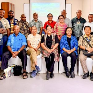 Peserta lintas sektor dari Indonesia dan Papua Nugini menyepakati penguatan kolaborasi riset dan pelestarian alam Pasifik dalam pertemuan Papuasia–Australia Connectivity of Ecology (PACE) di Nature Park Port Moresby, Jumat (15/5/2026)