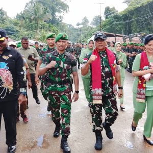 Kunjungan Pangdam Cenderawasih Tinjau Pembangunan Yon TP-859 dan Perkuat Sinergi dengan Pemkab Supiori