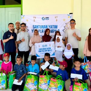 Muharram Penuh Berkah, YBM PLN UIP MPA Berbagi Bersama 20 Anak Yatim Piatu Pulau Hiri