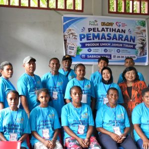 Perkuat Ekonomi Masyarakat, PLN UIP MPA Tingkatkan Kompetensi Pemasaran UMKM Jamur Tiram Sabron Yaru
